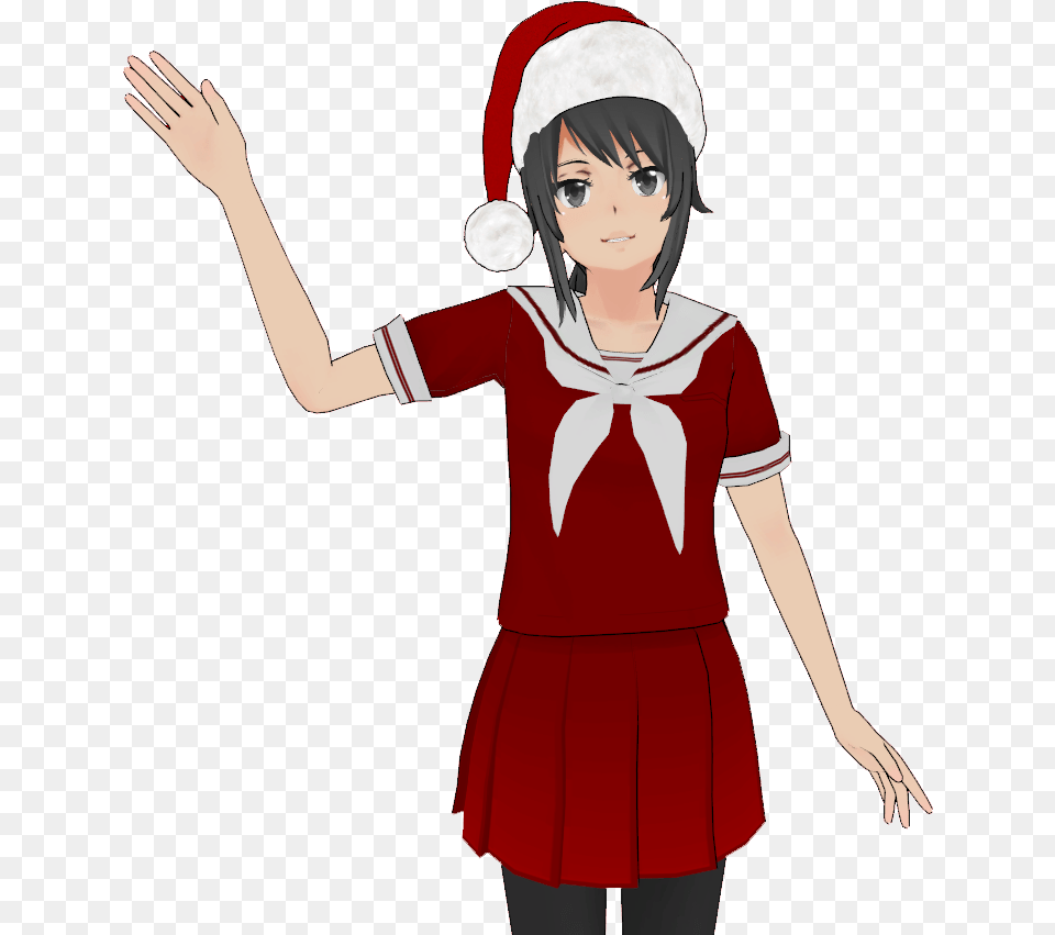 2014 Yandere Simulator Merry Christmas, Book, Publication, Person, Girl Png