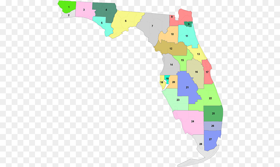 2014 Zone Map Of The Grand Lodge Of Florida Florida By Districts Map, Chart, Plot, Baby, Person Free Transparent Png