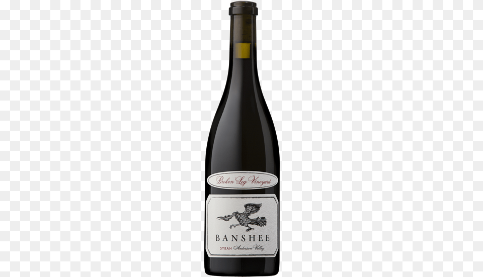 2015 Banshee Broken Leg Vineyard Syrah Anderson Valley Mud House Central Otago Pinot Noir, Alcohol, Beverage, Bottle, Liquor Free Png Download