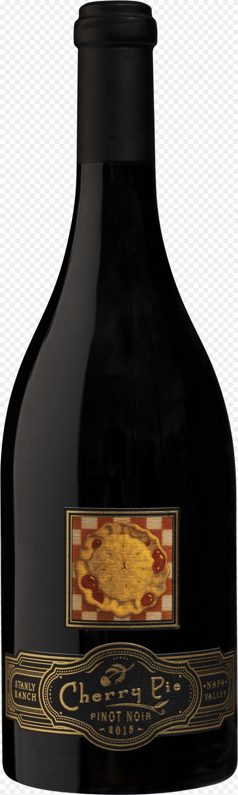 2015 Cherry Pie Stanly Ranch Pinot Noir Carneros Cherry Pie Pinot Noir 2015, Alcohol, Beer, Beverage, Bottle Free Png