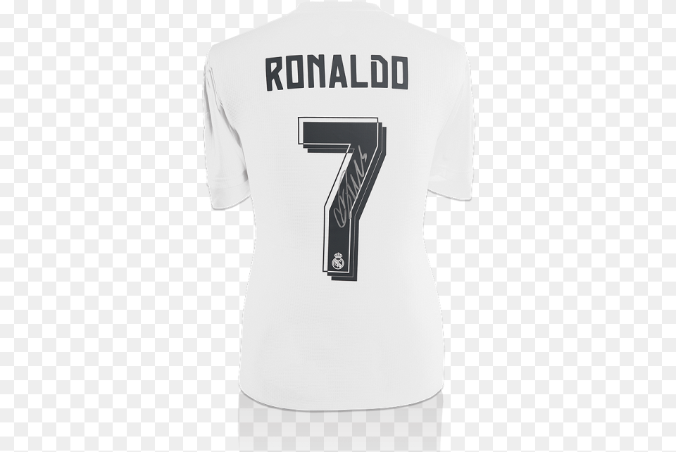 2015 Real Madrid Home Kit Ronaldo, Clothing, Shirt, T-shirt, Text Png