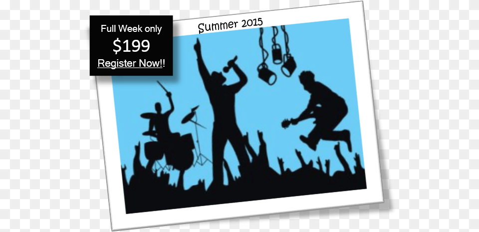 2015 Summer Camps Rock Band Live, Person, People, Adult, Silhouette Free Png