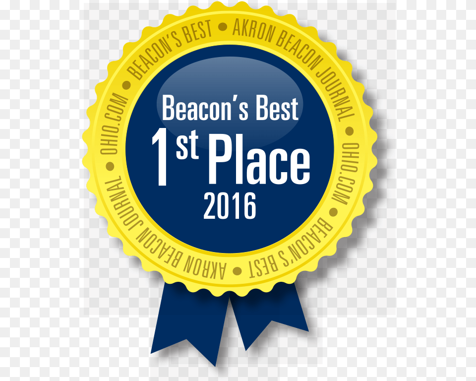 2016 Beacon S Best 1st Place Beacons Best 2016, Badge, Logo, Symbol, Gold Png