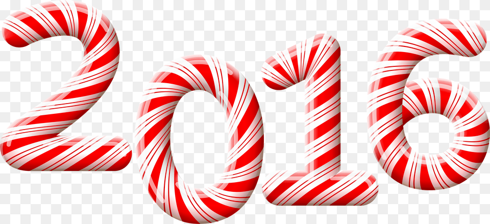2016 Christmas Candy Cane Candy Cane Numbers, Sweets, Food, Ball, Sport Png Image