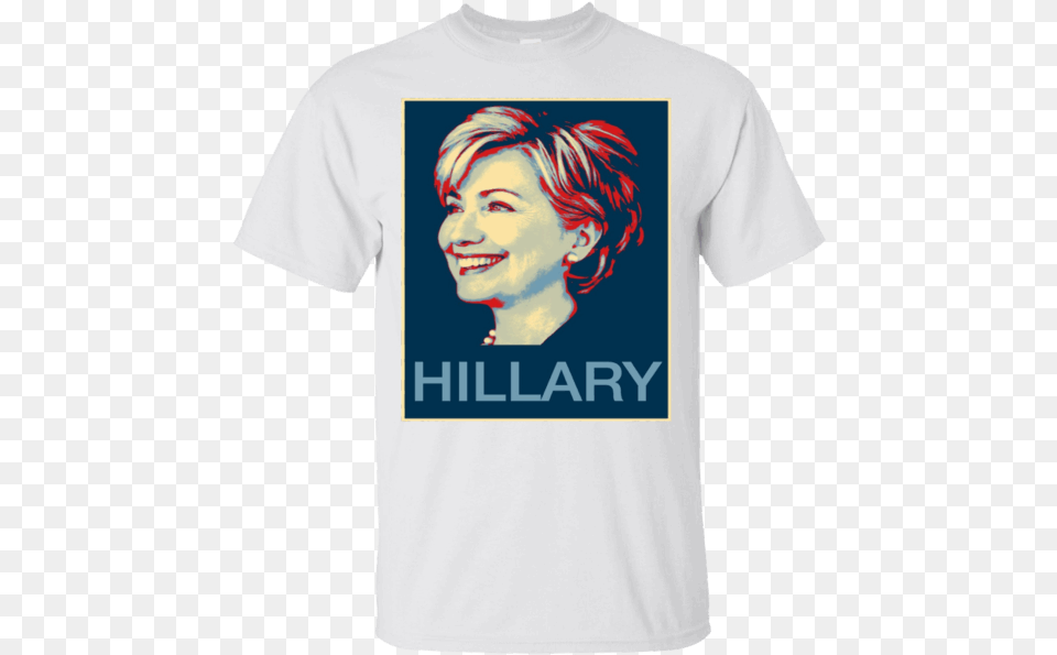 2016 Election Hope Poster Hillary Clinton T Shirt Https Hillary 2016 Square Sticker 3quot X, Clothing, T-shirt, Adult, Female Free Png Download