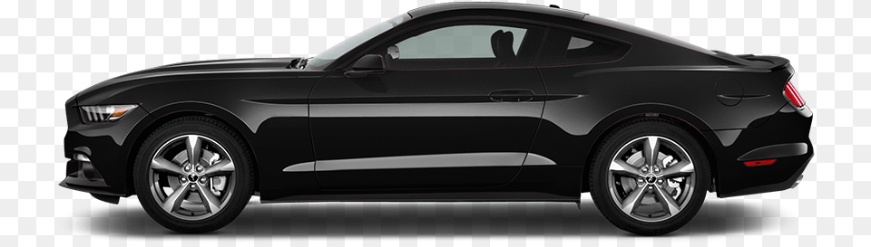 2016 Ford Mustang Side View Ford Mustang Black Side, Alloy Wheel, Vehicle, Transportation, Tire Free Png