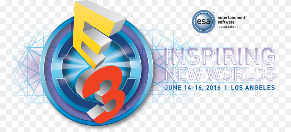 2016 Logo Header Electronic Entertainment Expo, Art, Graphics, Wheel, Spoke Free Png