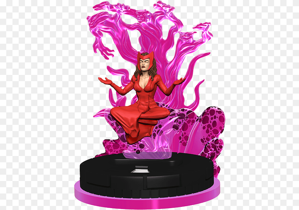 2016 Marvel Scarlet Witch Statue, Adult, Purple, Person, Female Free Transparent Png