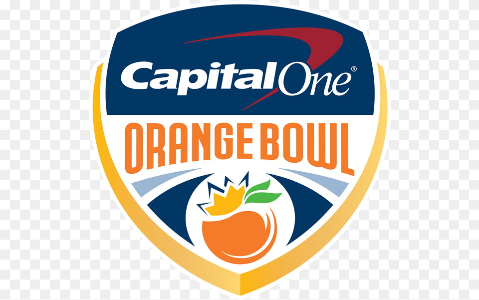 2016 Orange Bowl Fsu Vs Michigan Bus Trip Palm Beach Capital One, Logo, Badge, Symbol, Disk Png