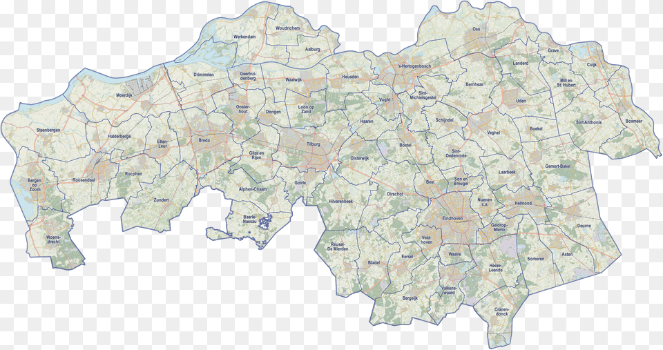 2016 P10 Noord Brabant O North Brabant, Atlas, Chart, Diagram, Map Free Transparent Png