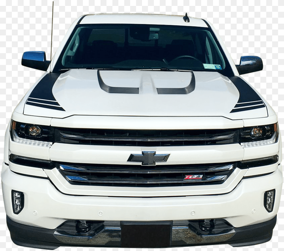 2016 Silverado Hood Stripe Accent Kit 2018 Chevy Silverado Stripes, Bumper, Car, Transportation, Vehicle Png