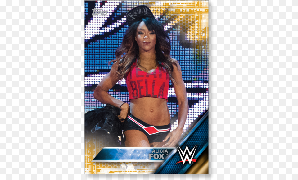 2016 Topps Wwe Alicia Fox Wwe Raw, Adult, Person, Woman, Female Free Transparent Png