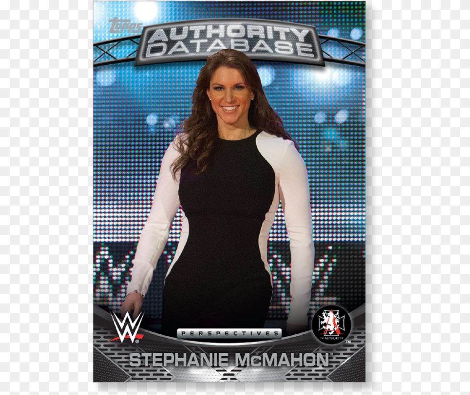2016 Topps Wwe Stephanie Mcmahon, Adult, Sleeve, Person, Long Sleeve Free Transparent Png