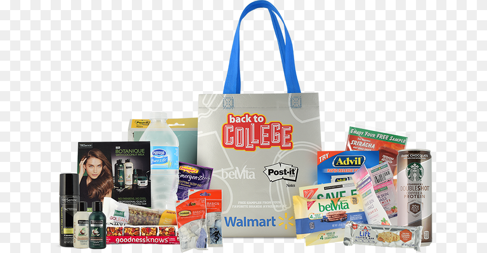 2016 Walmart Backtocollege Bag Walmart Back To College Tour, Tote Bag, Person Free Png