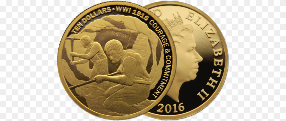 2016 Ww1 Gold Coin Novinki Numizmatiki, Money, Adult, Male, Man Png