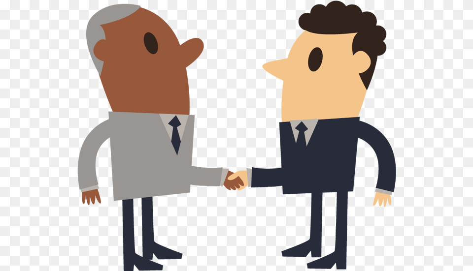 Business Businessman Shaking Hands Cartoon, Body Part, Hand, Person, Baby Free Transparent Png