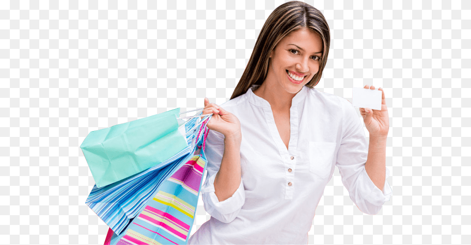 Woman Shopping With Credit Card, Person, Adult, Face, Female Png Image