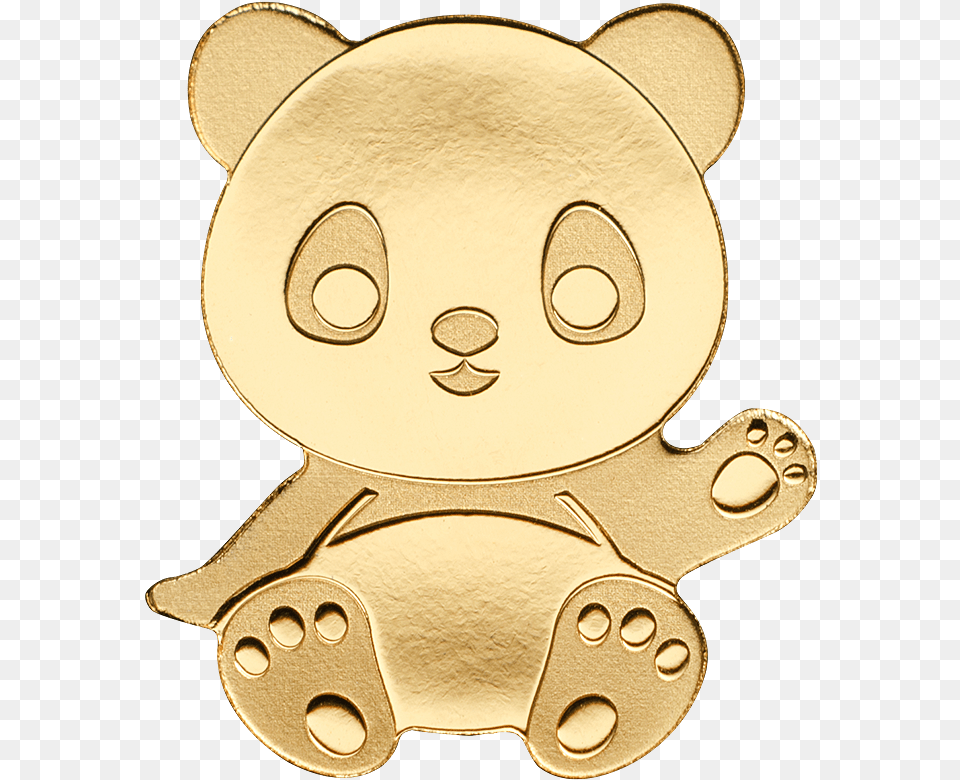 2017 05 Gram Palau Little Panda 9999 Gold Coin Panda Gold, Toy Free Transparent Png