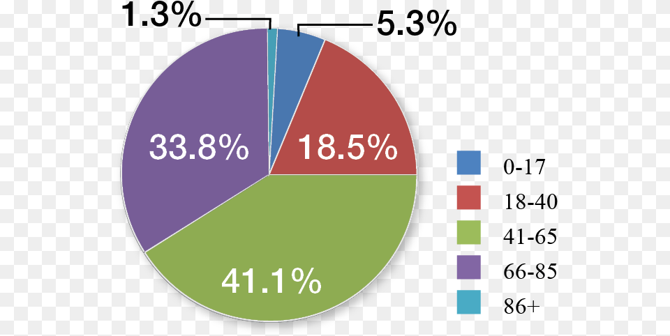 2017 Ages Circle, Chart, Pie Chart, Disk Png Image