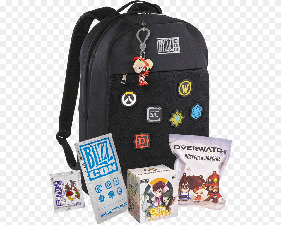 2017 Blizzcon Goodie Bag, Backpack, Box, Baby, Person Png