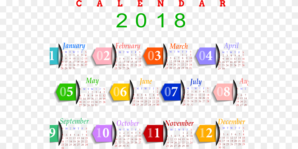 2017 Calendar Transparent Images 2018 Calendar Cute Printable, Text, Scoreboard Free Png