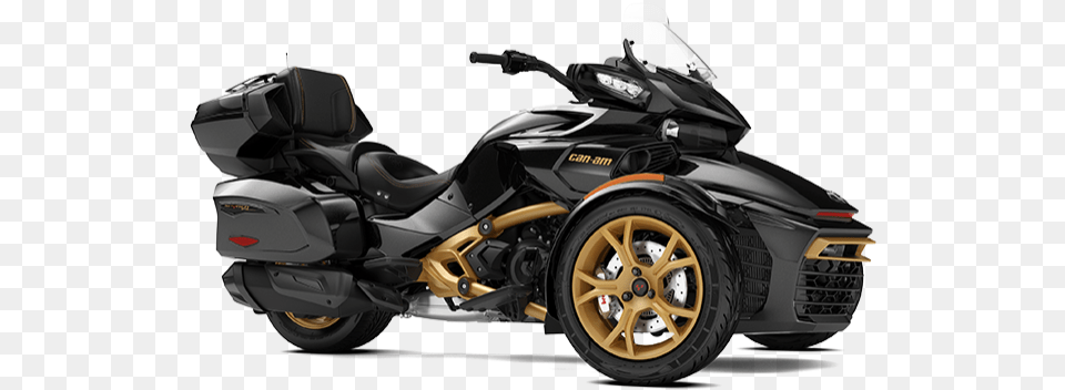 2017 Can Am Spyder F3 Limited Black, Motorcycle, Transportation, Vehicle, Machine Free Transparent Png