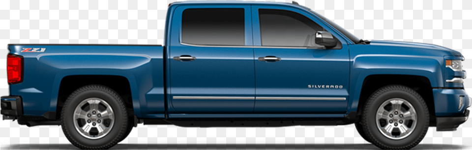 2017 Chevy Silverado Chevrolet Truck Side View, Pickup Truck, Transportation, Vehicle, Machine Png Image
