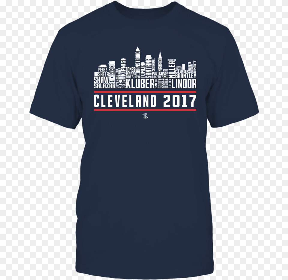 2017 Cleveland Skyline Team Roster Front Picture Dallas Cowboys Skyline Shirt, Clothing, T-shirt Free Png Download