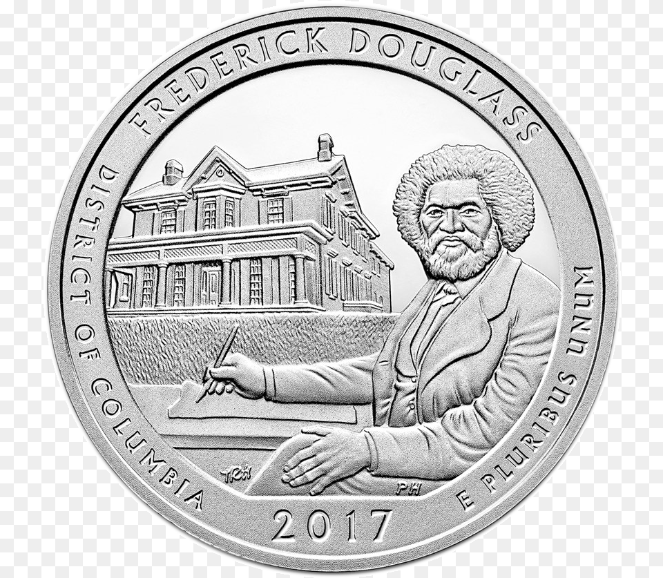 2017 Dc Quotfrederick Douglassquot America The Beautiful, Adult, Coin, Male, Man Png