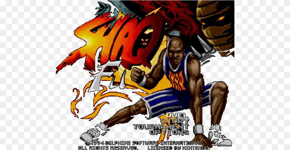 2017 Delphine Software International Shaq Fu Sega Genesis, Adult, Person, Man, Male Png Image