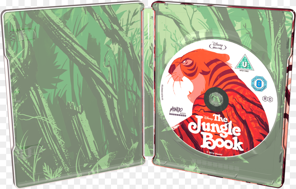 2017 Disney Mondo X Steelbook Jungle Book, Disk, Dvd, Adult, Male Free Png Download