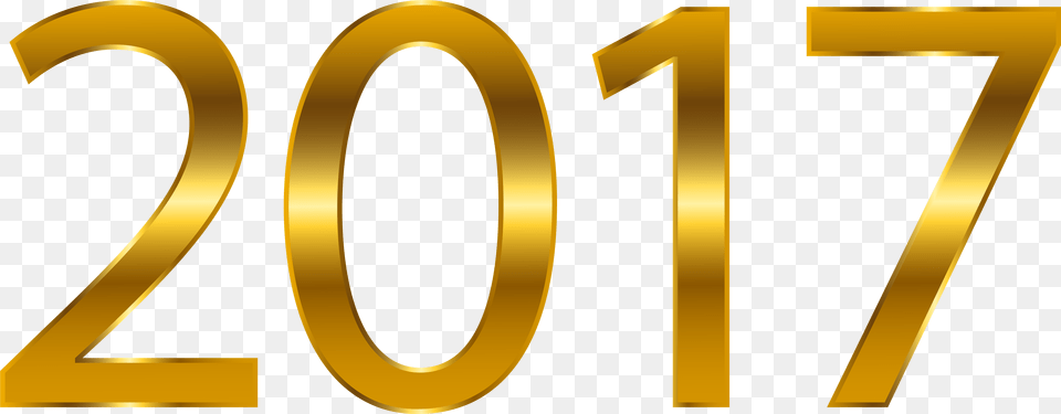 2017 Gold Clip Art 2017 2017 Gold, Number, Symbol, Text Free Transparent Png