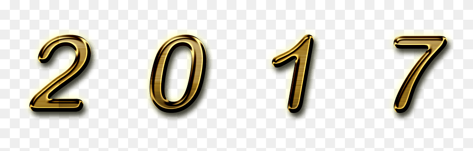 2017 Gold Text, Number, Symbol Png