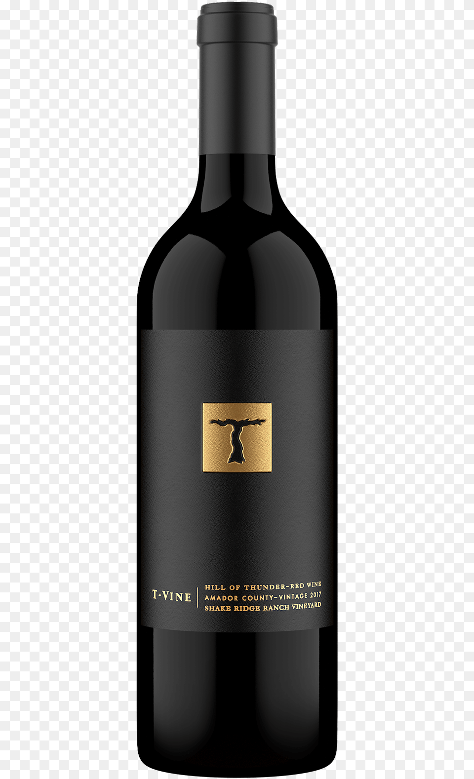 2017 Hill Of Thunder Red Wine Glass Bottle, Alcohol, Beverage, Liquor, Wine Bottle Png