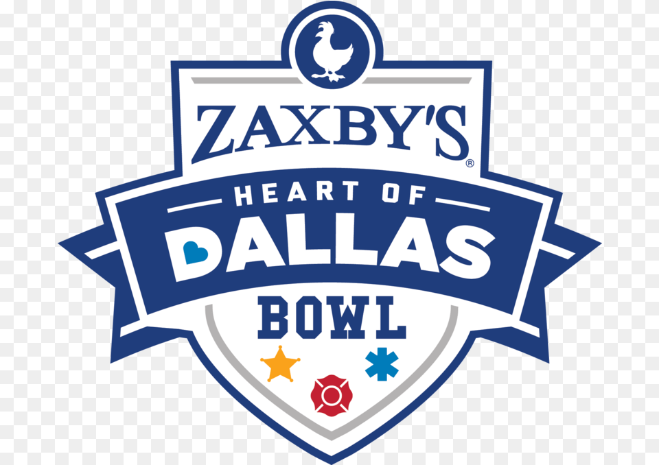 2017 Holiday Bowl Zaxbys Heart Of Dallas Bowl 2014, Badge, Logo, Symbol Free Png