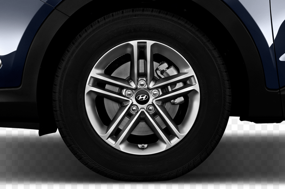 2017 Hyundai Santa Fe Wheel, Alloy Wheel, Car, Car Wheel, Machine Free Png