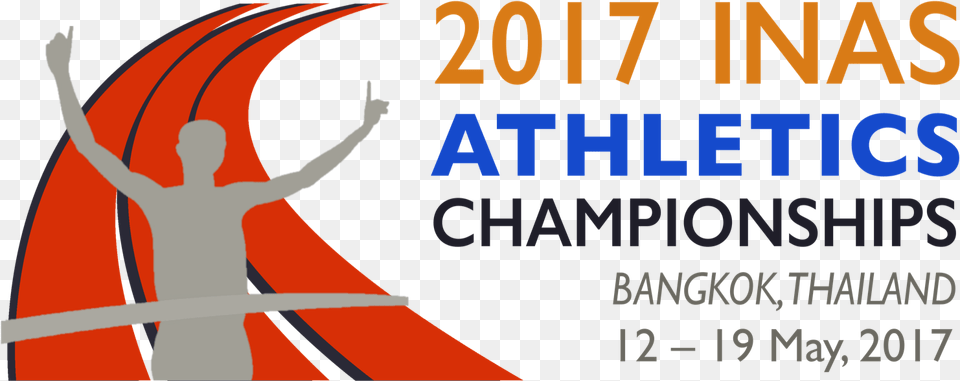 2017 Inas Athletics Championships Logo 2017 Inas Athletics Championships, Advertisement, Poster, Person Png