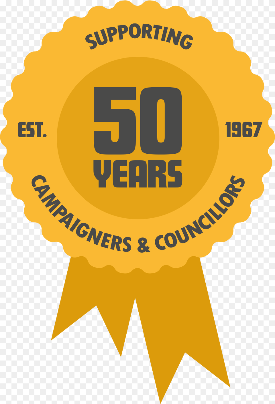 2017 Is Aldcamprsquos 50th Anniversary Year Emblem, Badge, Gold, Logo, Symbol Free Png Download