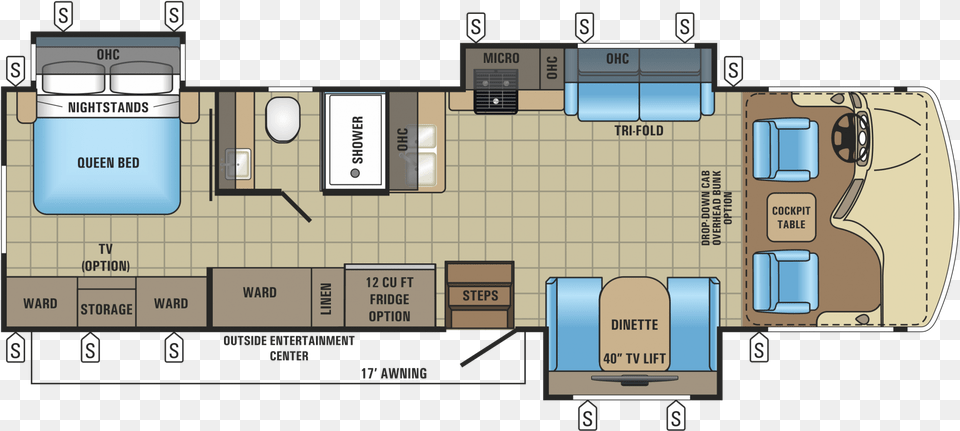 2017 Jayco Alante, Diagram, Floor Plan, Scoreboard Png Image