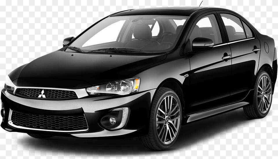 2017 Mitsubishi Lancer Format Black Car, Vehicle, Sedan, Transportation, Wheel Png Image