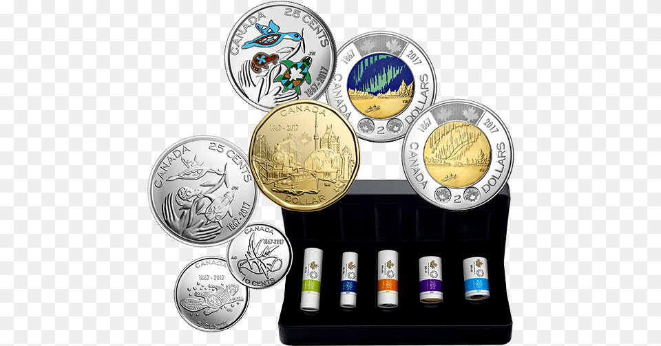 2017 My Canada My Inspiration Special Wrap Roll Collection, Silver, Coin, Money Free Png Download