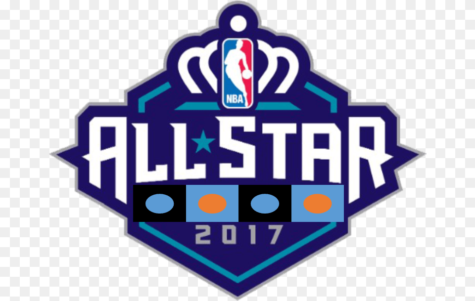 2017 Nba All Star Game Charlotte All Star Game, Badge, Logo, Symbol, Person Png Image