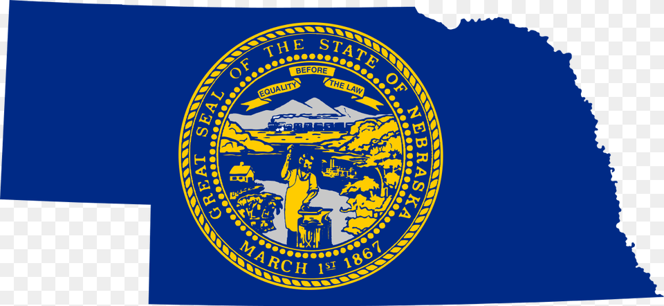 2017 Nebraska State Flag, Logo, Badge, Symbol, Person Png Image