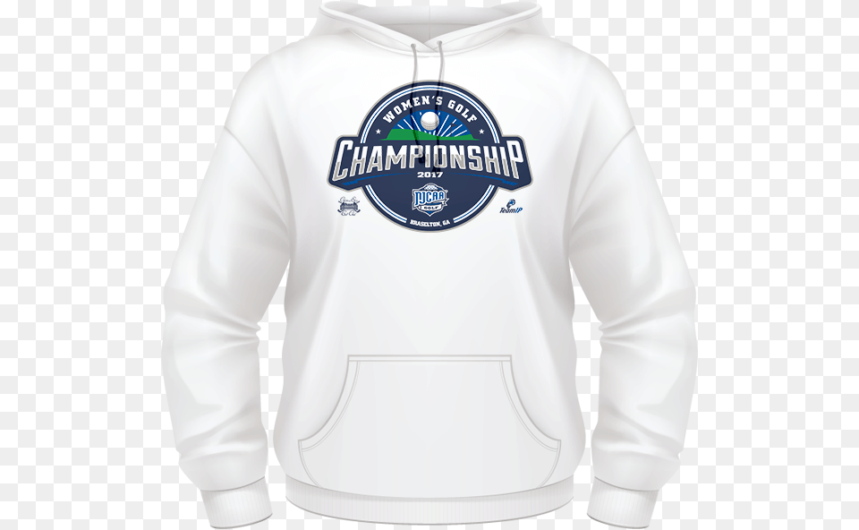 2017 Njcaa Women S Golf Championship White Hoodie Zkaz Vstupu, Sweatshirt, Clothing, Knitwear, Long Sleeve Png