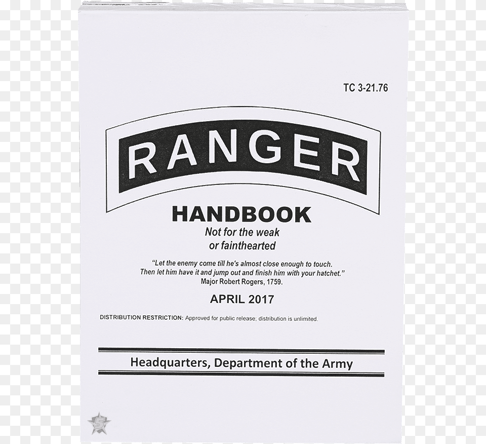 2017 Ranger Handbook Poster, Advertisement, Text Free Png