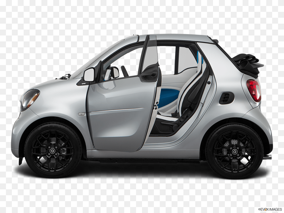 2017 Smart Fortwo Cabriolet Black, Alloy Wheel, Vehicle, Transportation, Tire Free Png Download