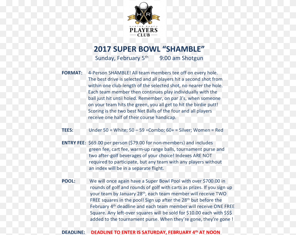 2017 Super Bowl Shamble Horizontal, Advertisement, Poster, Text, Page Png Image