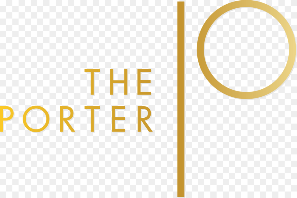 2017 The Porter Logo Gold Circle, Text Free Transparent Png