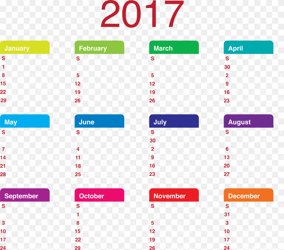2017 Transparent Calendar Clipart Picture, Text, Scoreboard Free Png Download