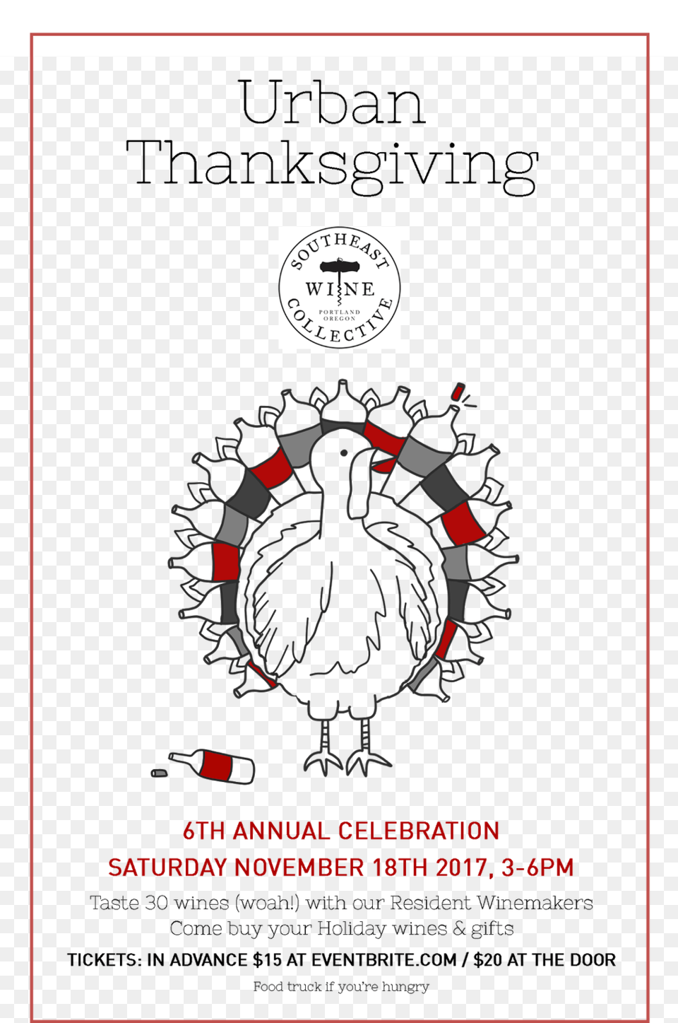 2017 Urban Thankgiving Poster Circle, Advertisement, Person Free Png Download